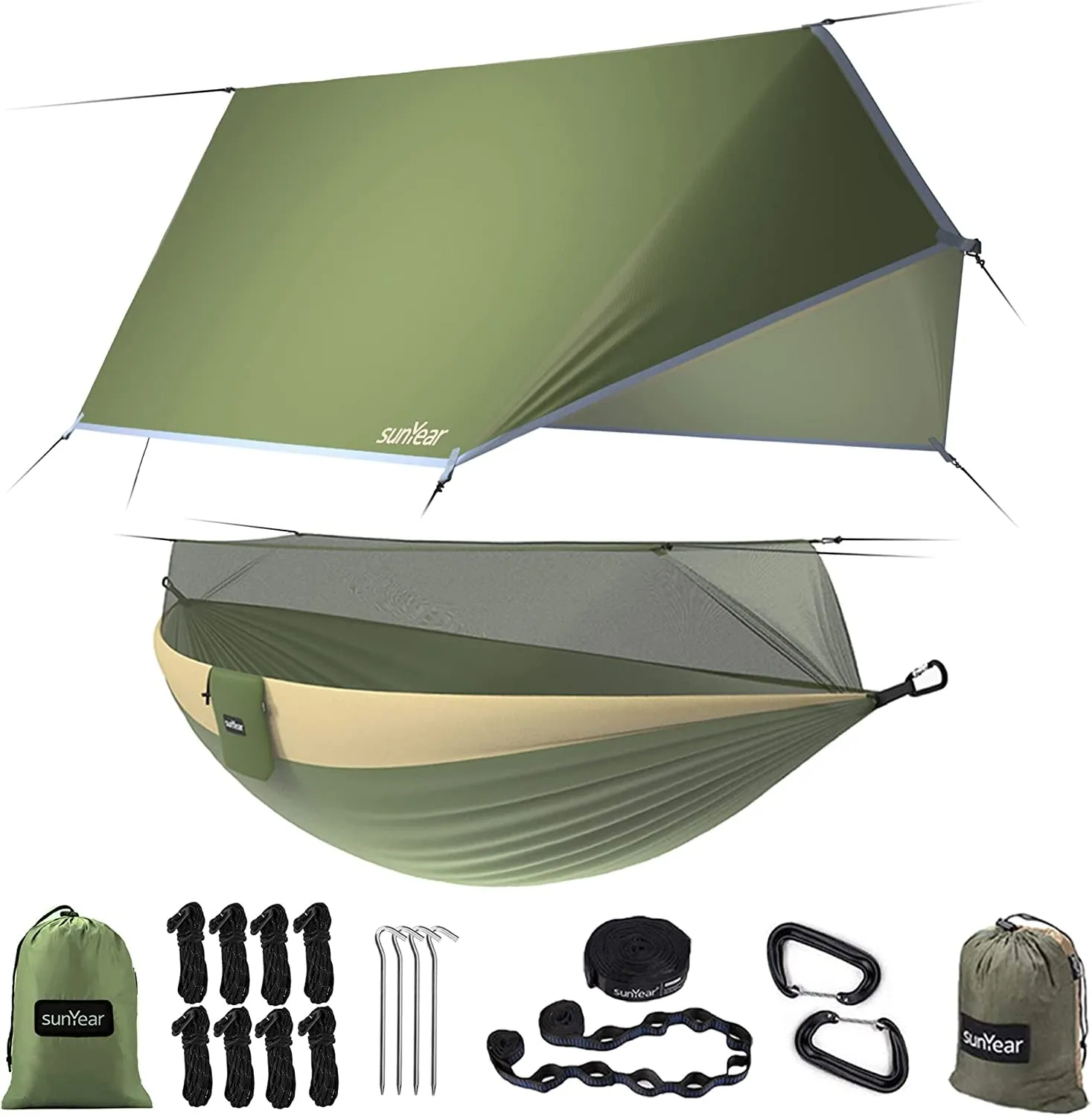 -Double Hammock with Net-2 Person Hammock Tent