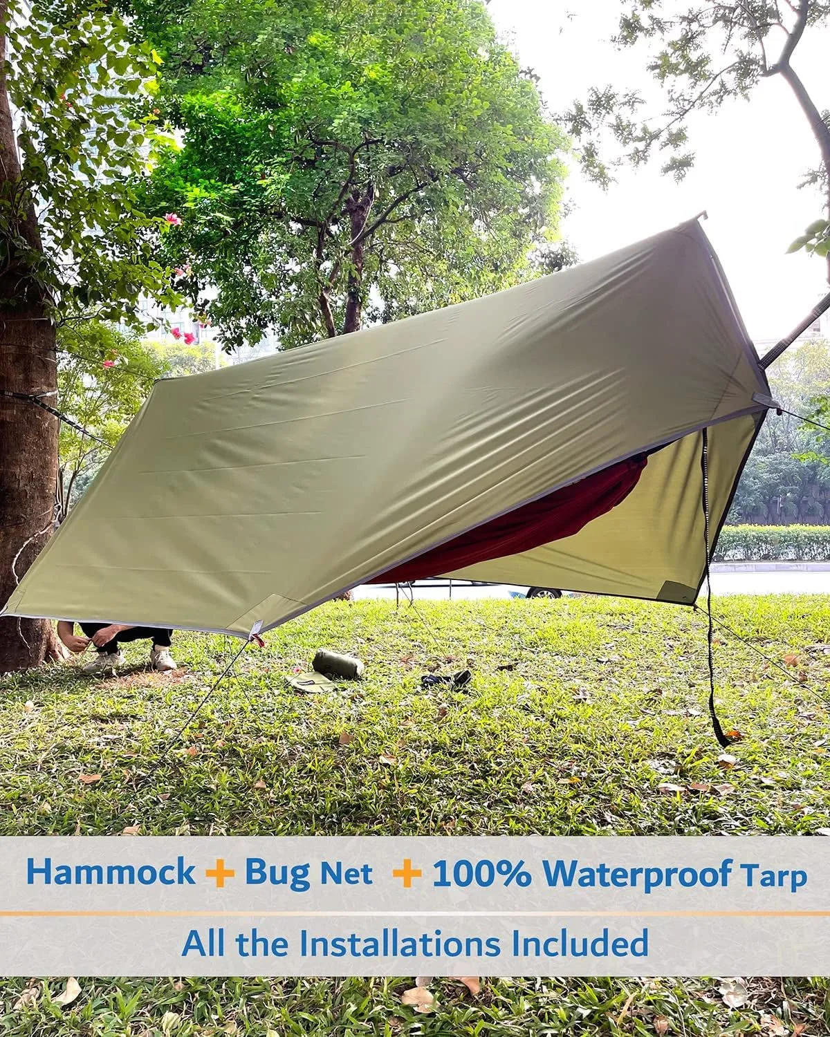 -Double Hammock with Net-2 Person Hammock Tent