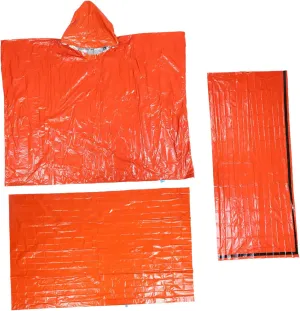 1 Set Emergency Survival with Thermal Blanket Tent Lightweight Portable Windproof and Heat Preserving for Outdoor Camping and Emergency Situations