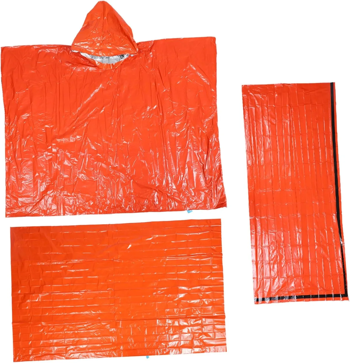 1 Set Emergency Survival with Thermal Blanket Tent Lightweight Portable Windproof and Heat Preserving for Outdoor Camping and Emergency Situations