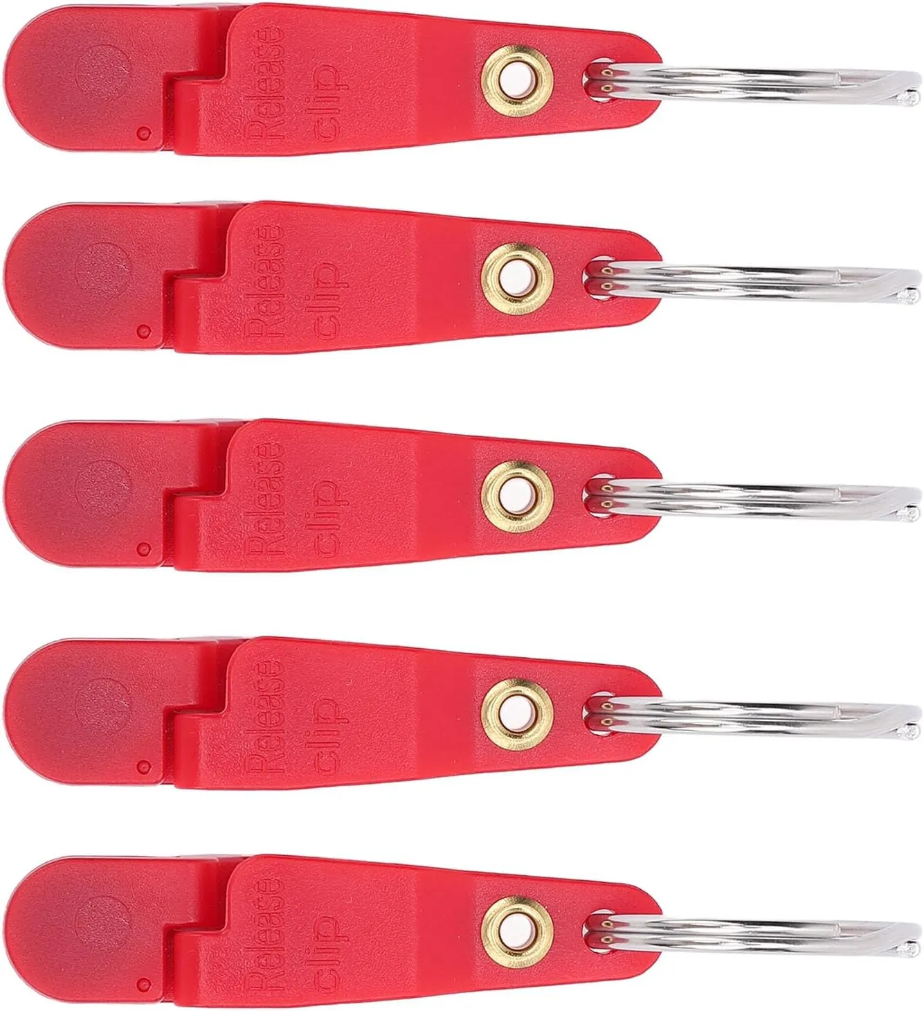 10Pcs Heavy Tension Snap Release Clips Fishing Trolling Padded Release Clips with Key for Planer Board Kite