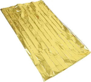 10pcs Outdoor Emergency Blanket Thermal Insulation Camping Blanket Reflective Film Emergency