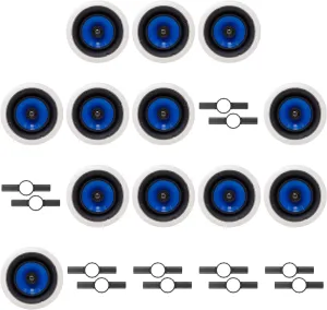 12 Legrand HT5650 5000 Series 6.5" in-Ceiling Speaker (Sold Individually)   Install KIT (PRE Construction Bracket)