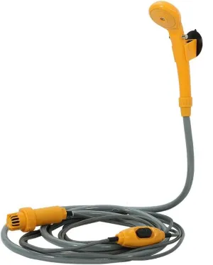 12V Portable Shower Kit Outdoor Camping Travel Shower Electrical Pump for Car Washing Pet Cleaning Plants Watering