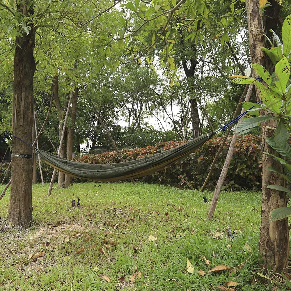 140CM Indoor Full range 260 Mosquito Net Fabric Equipment x Express delivery Camping Hammock Outdoor Parachute People Two