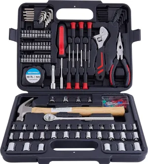 149 Piece MECHMAX Home Tool Kit for Home, Apartment, Office, Mechanic, Men, Car, Automotive, Hand Tool Kit and as A Gift