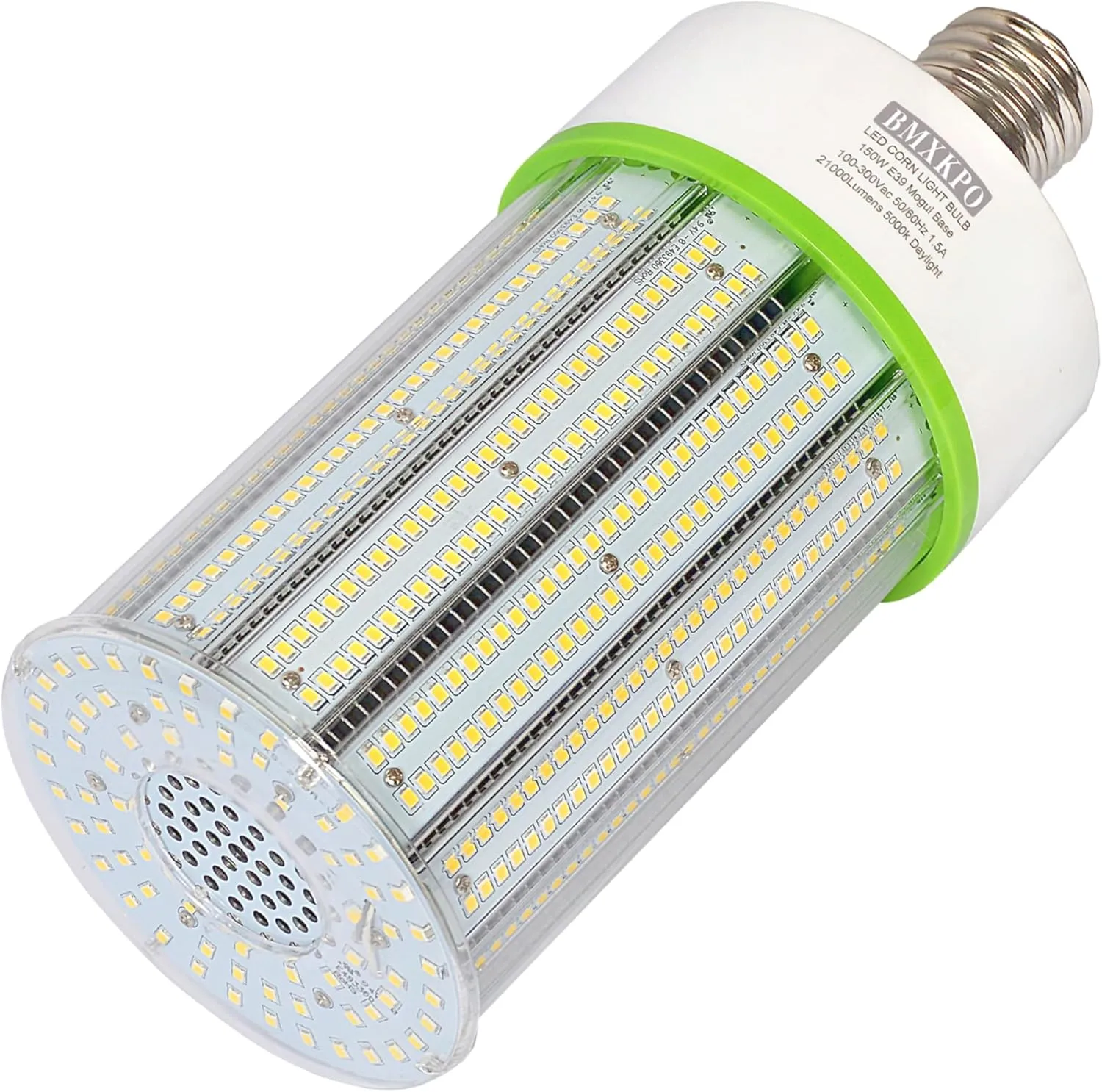 150W LED Corn Light Bulb,E39 Large Mogul Base 5000K Daylight 800W MH/HPS Replace for Warehouse Parking Lots High Bay Street Light