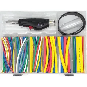 162 Piece Heatshrink Kit with Gas Torch