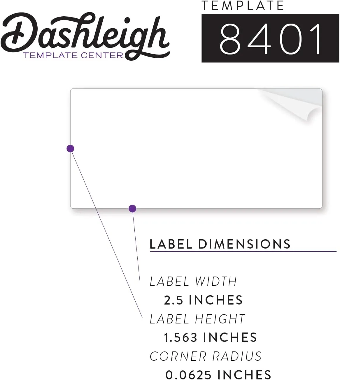 180 Mini Candy Bar Labels, 2.5 x 1.563 in. - Uncoated White for Inkjet and Laser Printers