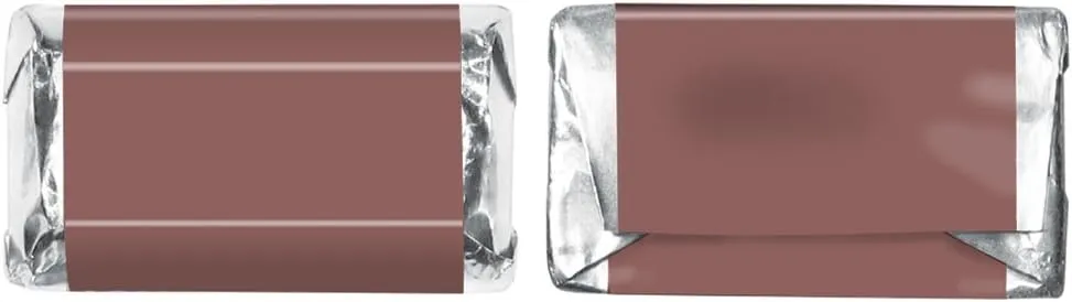 180 Mini Candy Bar Labels, 2.5 x 1.563 in. - Uncoated White for Inkjet and Laser Printers