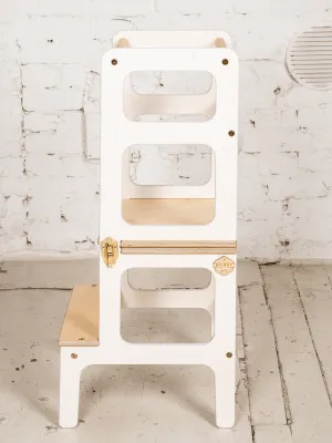 2 in 1 White Kitchen helper/table