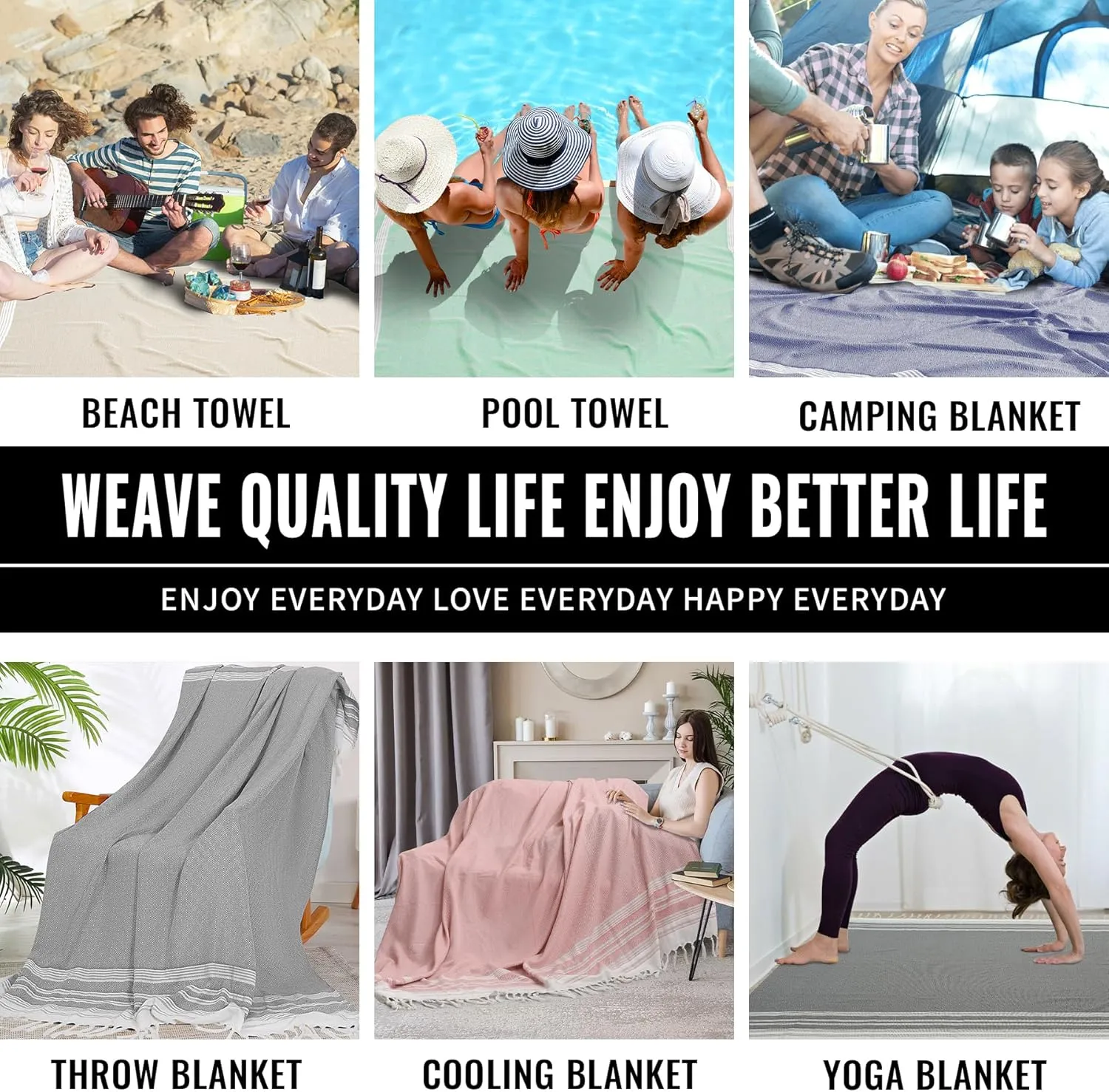 2 Pack Boho Extra Large Turkish Beach Towels Throw Blankets Bedroom Decoration Living Room Accessories Summer Vacation Essentials Cruise Pool Gear Swim Necessities Oversized Thin Sandrpoof Compact