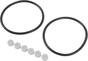 2 Rubber O Rings with 6 Pucks for & Studer, Increase Friction, Prevent Tape Reel Slippage, NAB Hub Adapter O Kit, Easy Installation, Daily Maintenance (Grey)