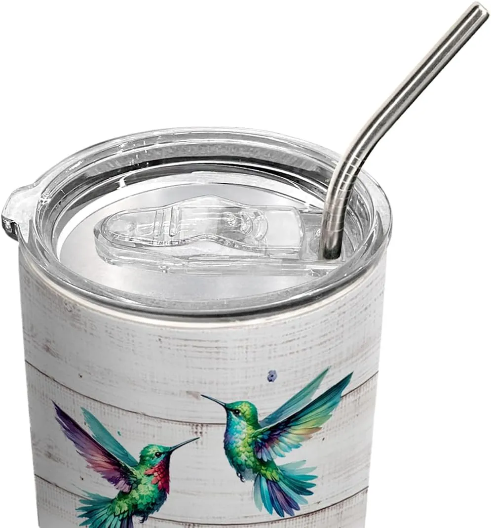 20oz Faith Hummingbird Tumbler, Be Still and Know that I am with You, Religious, Christian Gifts, Coffee Thermos for Women, Stainless Steel Double Wall Vacuum Insulated Coffee Mug, Travel Cup with Lid