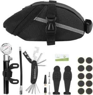 22PCS 22 in 1 Bike Repair Multi Tool Kit Durablity Bag Travel Handy Pack for Roads Mountains