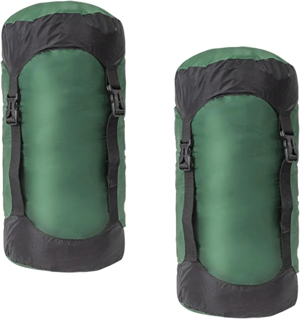 2pcs Nylon Compression Sack for Sleeping Bag, Lightweight Stuff Bag Organizer for Camping Backpacking Hiking