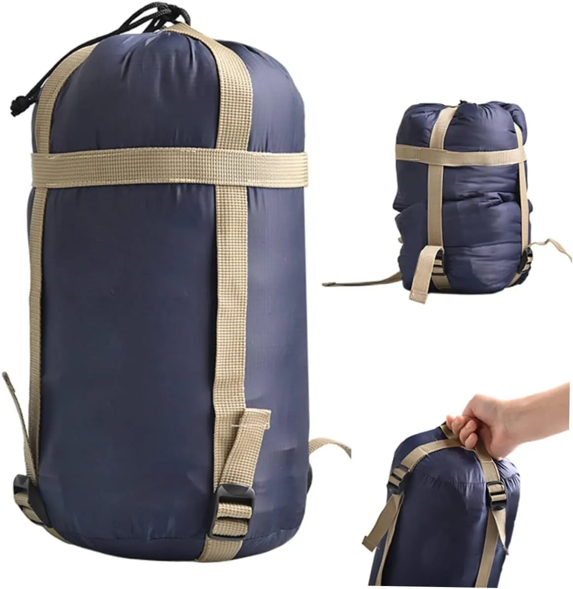 2pcs Outdoor Stuff Compression Bag for Hiking Hammock for Outside Sleeping Bag Pad Comforter