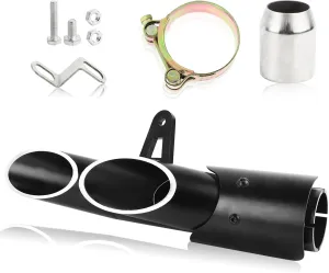 38mm-51mm Motorcycle Exhaust Tips 1.5-2" Motorcycle Muffer Grom Exhaust for Kawasaki Ninja 400 Z650 ZX6R10R Honda CBR 500 300R Yamaha FZ1 250 300 Moto Dirt Bike Exhaust Silencer Kit