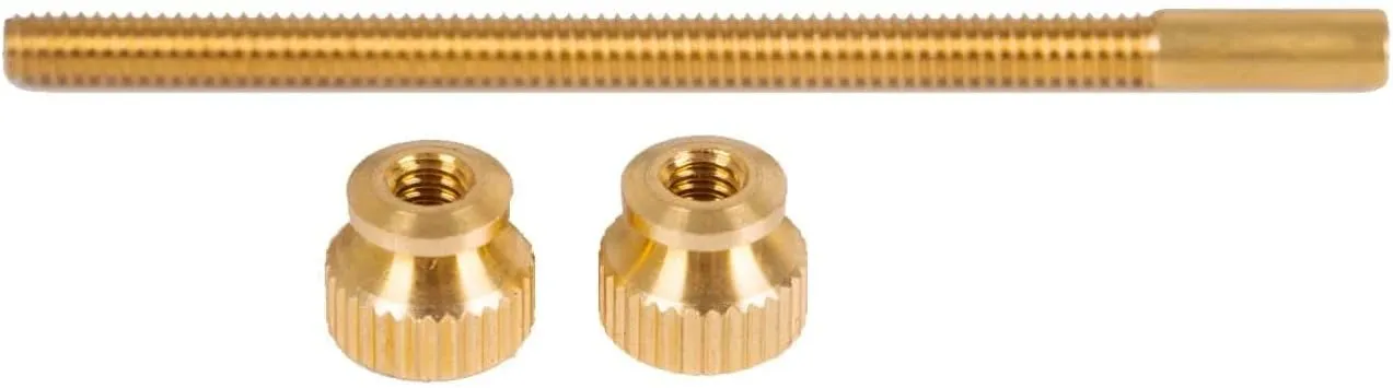 3rd slide kit for Bach Stradivarius trumpet by KGUmusic. Trumpet parts. Third slide kit. Enhanced Slide Control and Accuracy (Raw Brass, 3rd Slide Kit)