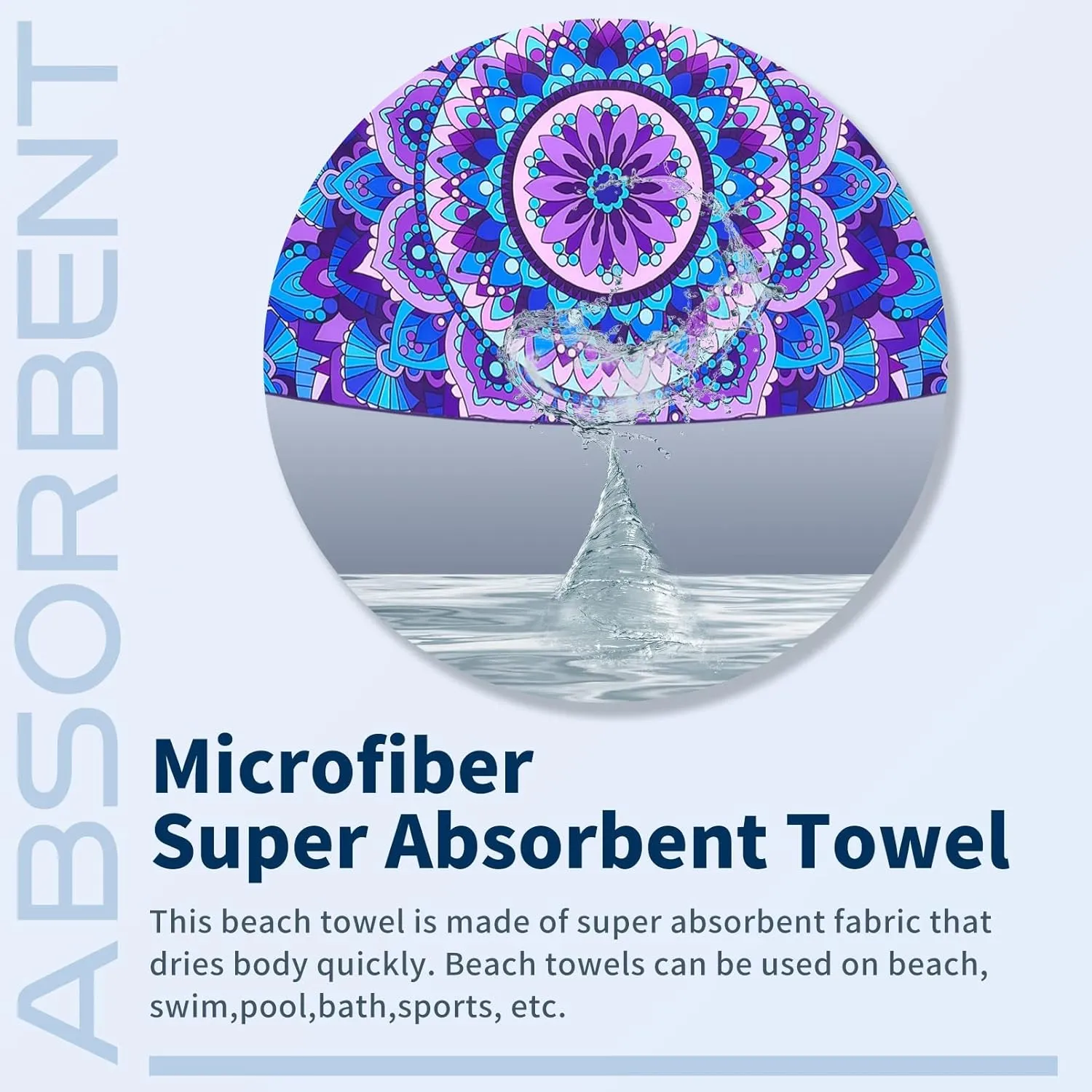 4 Pack Microfiber Thin Beach Towel Lightweight 71x32 Extra Large Sand Free Soft Towels Quick Dry for Travel Pool Yoga Gym Sports Beach Accessories Vacation Essential Gift
