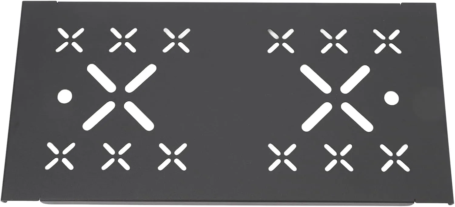 50L Aluminum Storage Box Board, Lightweight Aluminum Alloy Material, Installation, Stylish Black Sandblasting Finish, Versatile Camping Table Board for BLACKDOG, Rockbrook, (Hollow Board)