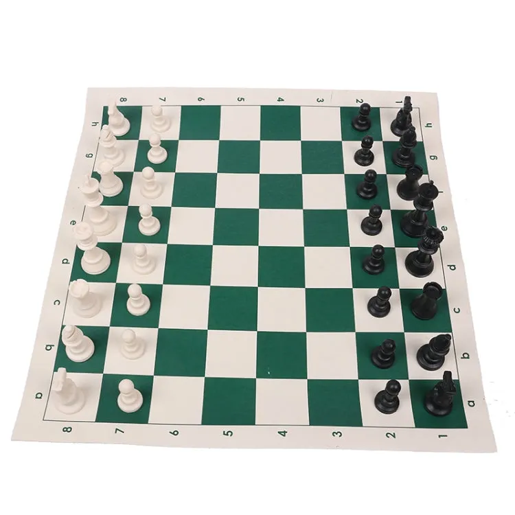 51 x 8cm Bucket Plastic Chess Foldable Leather Chess Board