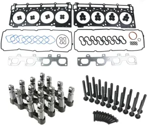 6.4 HEMI Top End Rebuild Kit with MDS Lifters Upper Head Gasket Kit and Head Bolts FITS 6.4L V8 HEMI Chrysler Dodge Charger Jeep Charger Challenger Cherokee SRT-8