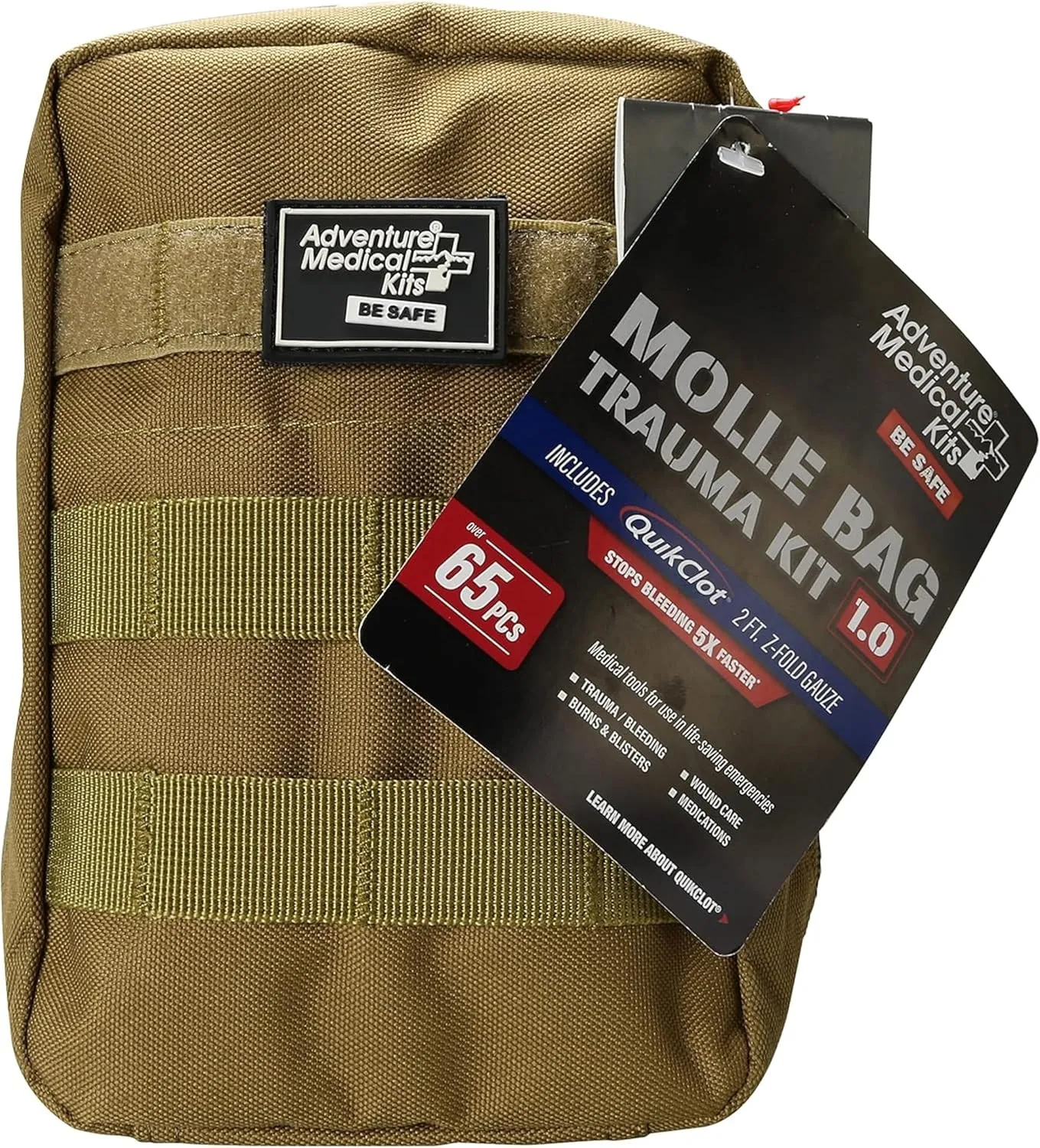 Adventure Medical Molle Bag Trauma Kit 1.0 (Khaki Bag)