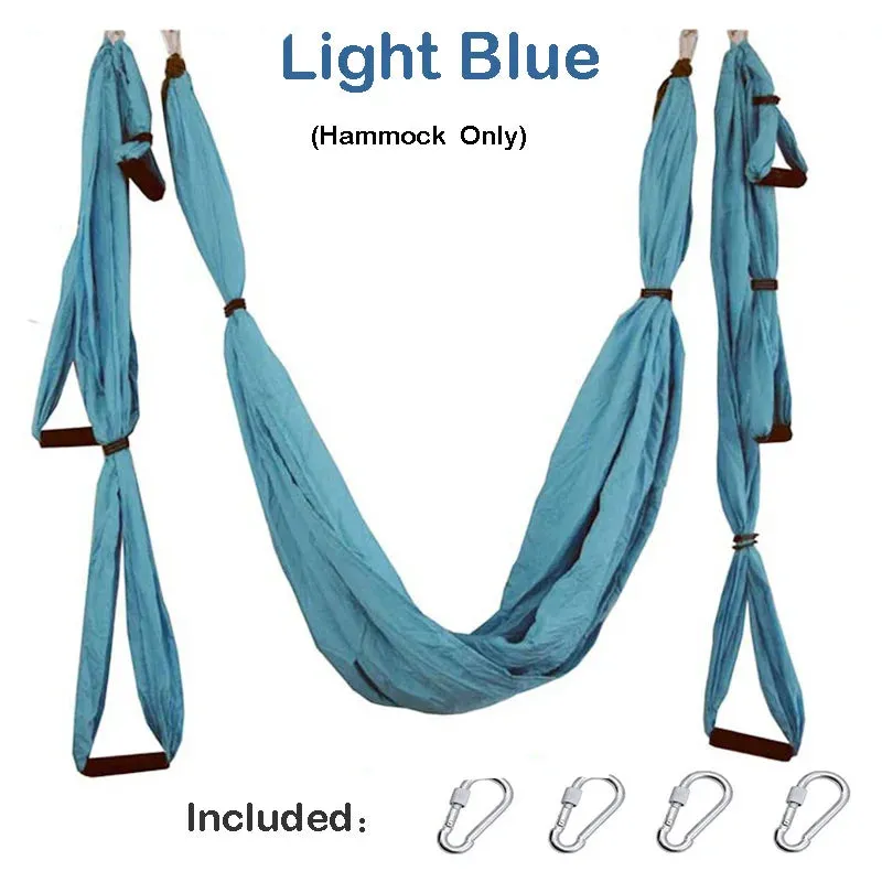 Aerial Yoga Hammock Set Anti-gravity Pilates Yoga Hammock Gym Strap Flying Swing Aerial Traction Device Home Fitness Equipmentt