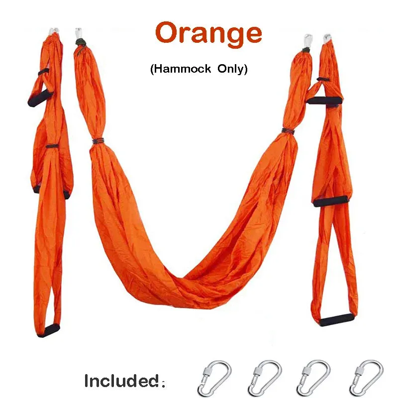 Aerial Yoga Hammock Set Anti-gravity Pilates Yoga Hammock Gym Strap Flying Swing Aerial Traction Device Home Fitness Equipmentt