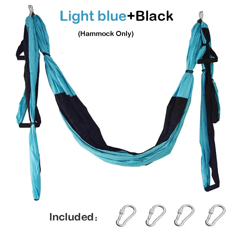 Aerial Yoga Hammock Set Anti-gravity Pilates Yoga Hammock Gym Strap Flying Swing Aerial Traction Device Home Fitness Equipmentt