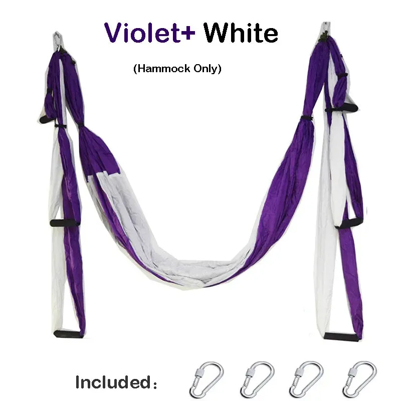 Aerial Yoga Hammock Set Anti-gravity Pilates Yoga Hammock Gym Strap Flying Swing Aerial Traction Device Home Fitness Equipmentt