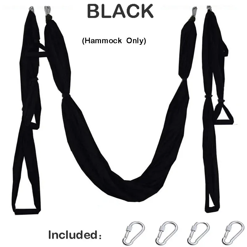 Aerial Yoga Hammock Set Anti-gravity Pilates Yoga Hammock Gym Strap Flying Swing Aerial Traction Device Home Fitness Equipmentt