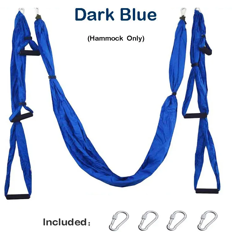 Aerial Yoga Hammock Set Anti-gravity Pilates Yoga Hammock Gym Strap Flying Swing Aerial Traction Device Home Fitness Equipmentt