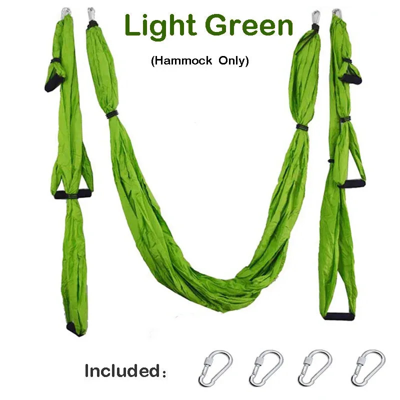 Aerial Yoga Hammock Set Anti-gravity Pilates Yoga Hammock Gym Strap Flying Swing Aerial Traction Device Home Fitness Equipmentt