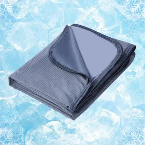 Ailemei Direct Cooling Blanket for Hot Sleepers,Double Sided Cold Effect,King/Cal Size Lightweight Breathable Summer Bed Blankets,Transfer Heat to Keep Body Cool for Night Sweats,108"x90"