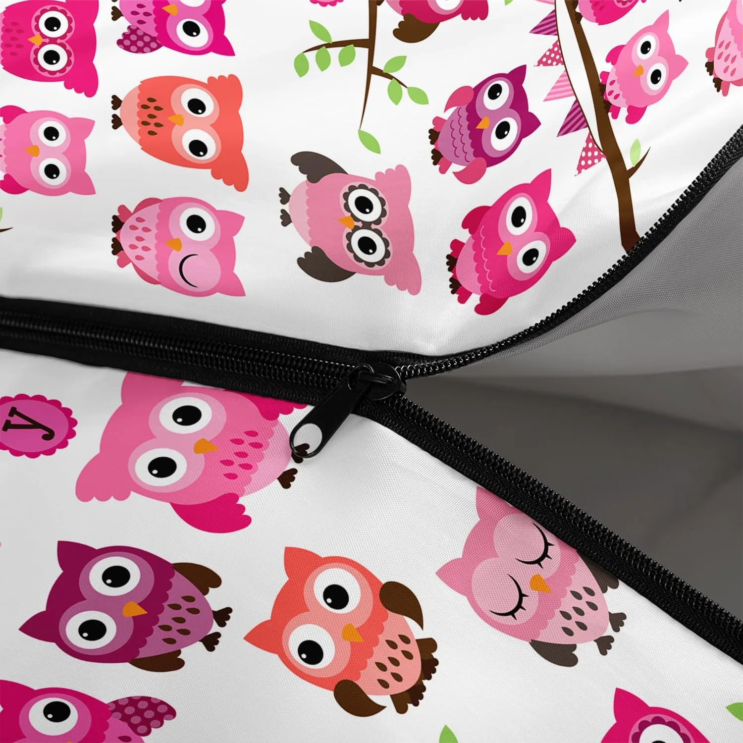AILONEN Cartoon Fox Camping Sleeping Bag for Boys Girls Adults,Lightweight & Waterproof,3 Season Warm & Cold Weather,Portable,Kawaii Fox Printed Sleeping Bag,Traveling,Camping,Hiking