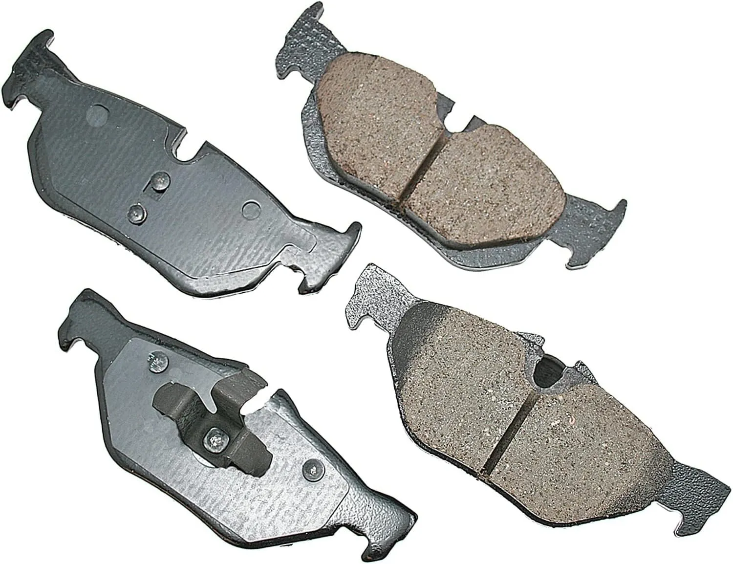 Akebono EUR1267 Euro Ultra Premium Ceramic Disc Brake Pad Kit, GREY
