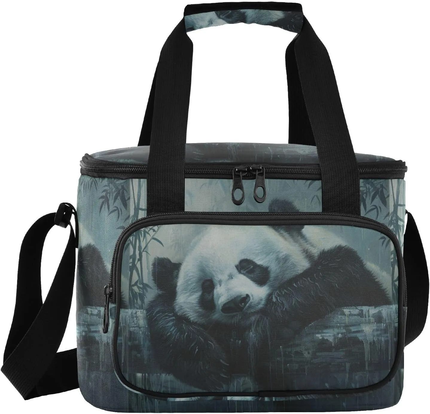 ALAZA Sleeping Panda Cooler Bag Insulated Lunch Bag for Women Men Travel Picnic Work College Hiking Camping Office Beach