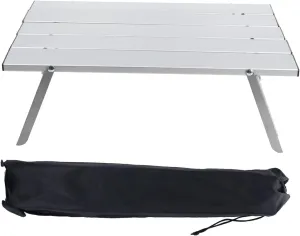 Alipis 1pc Portable Folding Table Foldable Table Foldable Picnic Desk Aluminum Alloy Desk Aluminum Alloy Silver