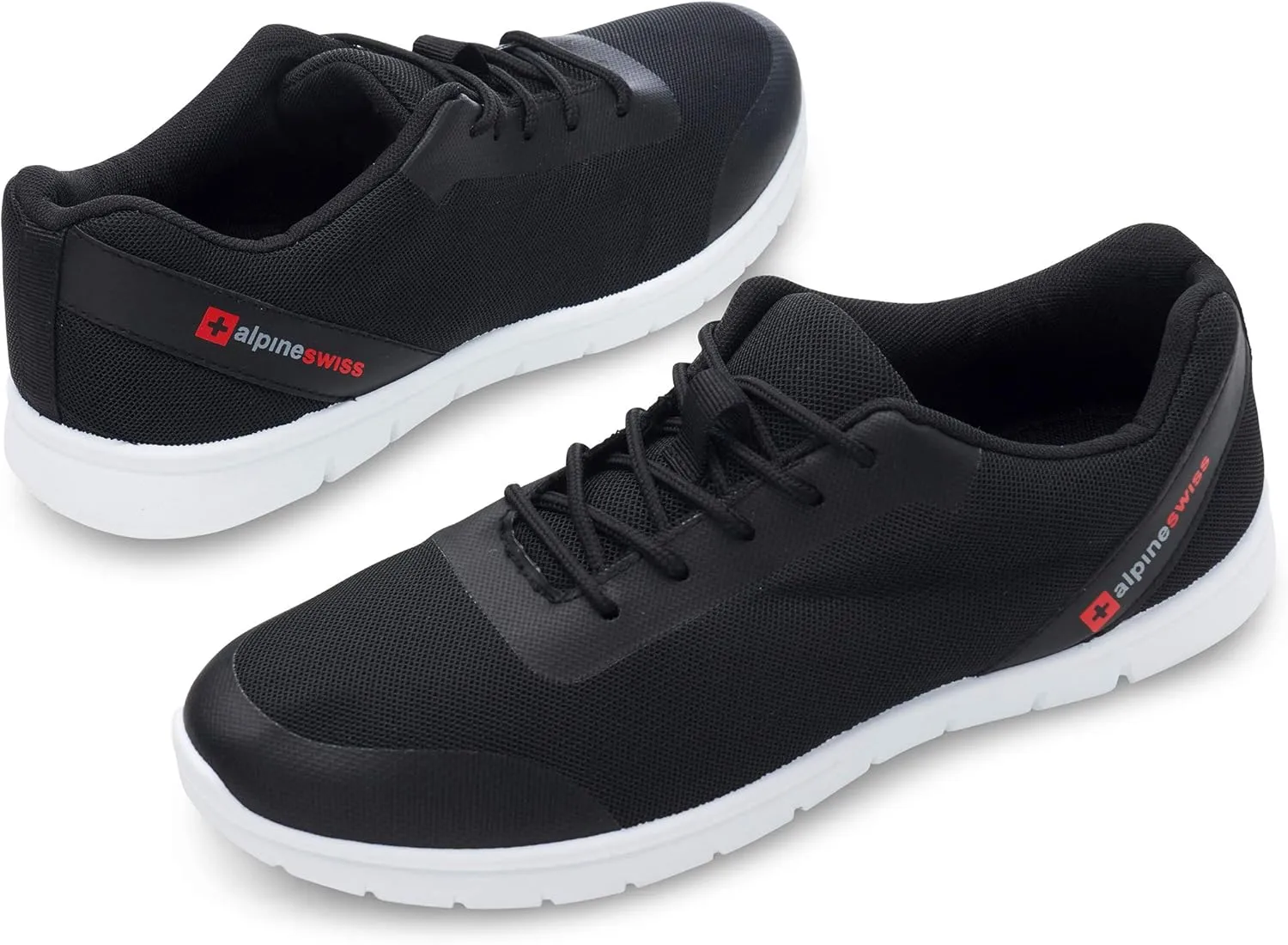 Alpine Swiss Lewis Mesh Sneakers Breathable Lightweight Fashion Trainers
