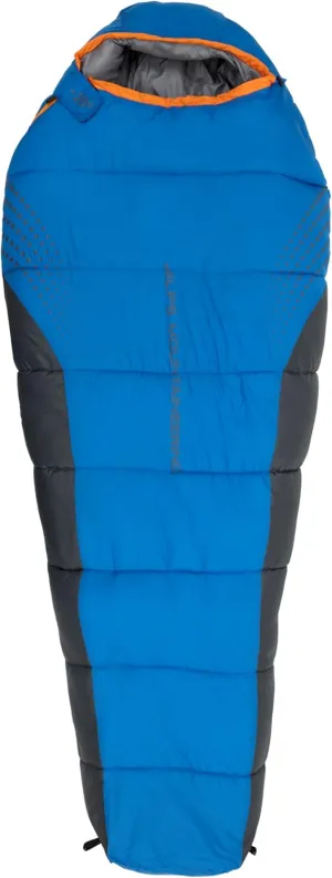 ALPS Mountaineering Blaze -20° Mummy Sleeping Bag, Regular - Blue/Charcoal/Gray/Orange