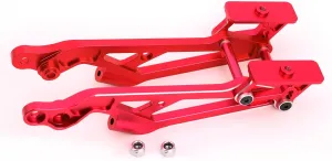 Aluminum Alloy Rear Wing Mount Upgrades Part for Arrma 1/8 Kraton Notorious Outcast Talion Typhon 6S BLX,Replace #AR320347 (Red)