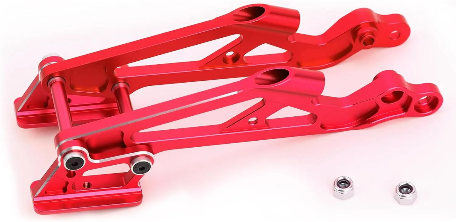Aluminum Alloy Rear Wing Mount Upgrades Part for Arrma 1/8 Kraton Notorious Outcast Talion Typhon 6S BLX,Replace #AR320347 (Red)