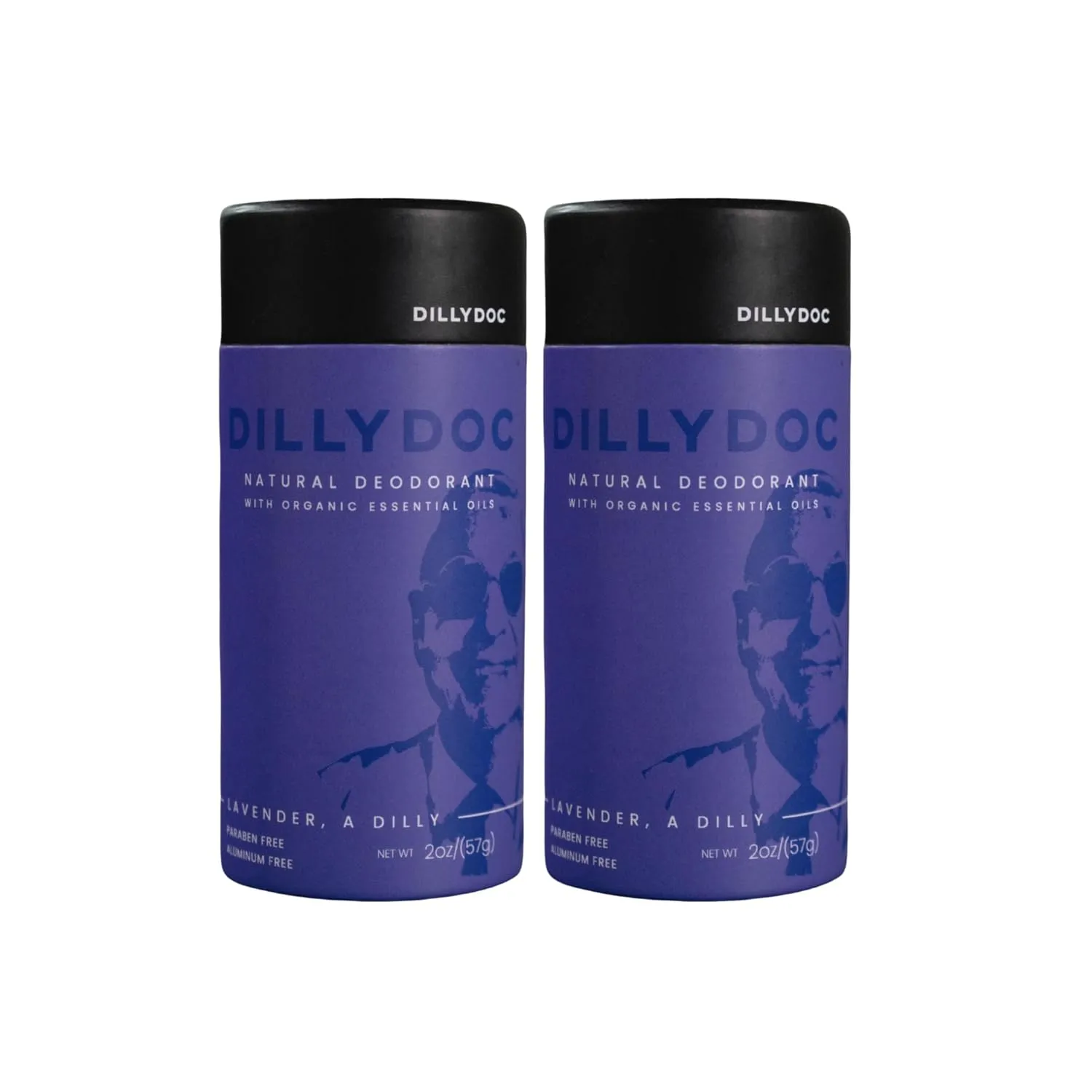Aluminum-Free Deodorant with Organic Essential Oils, Eco-Friendly Packaging, Natural Odor Protection, Vegan, Non-Toxic, Sustainable and Perfect for Sensitive Skin (2 Pack, Lavender)