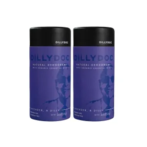 Aluminum-Free Deodorant with Organic Essential Oils, Eco-Friendly Packaging, Natural Odor Protection, Vegan, Non-Toxic, Sustainable and Perfect for Sensitive Skin (2 Pack, Lavender)