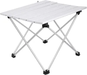 Alvinlite Folding Camping Table, Collapsible Foldable Roll-up Picnic Desk for Outdoor Cooking Backpacking Beach(Small)