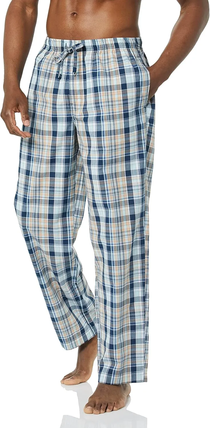 Amazon Essentials Men's Straight-Fit Woven Pajama Pant