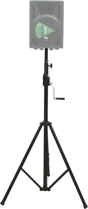 American Sound Connection ASC Pro Audio Mobile DJ Light Stand 10 Foot Height Crank Lighting or Speaker Tripod
