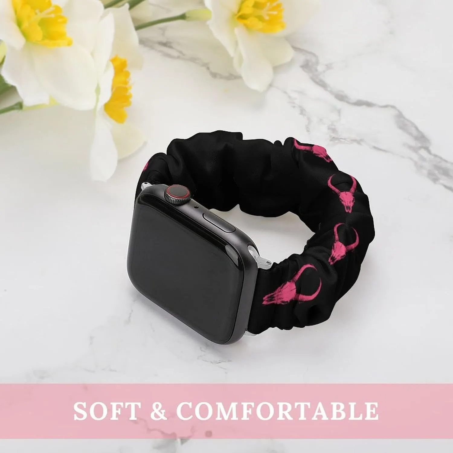 Antelope Skull Fashion Watch Strap Scrunchies Wristbands Compatible With IWatch Series